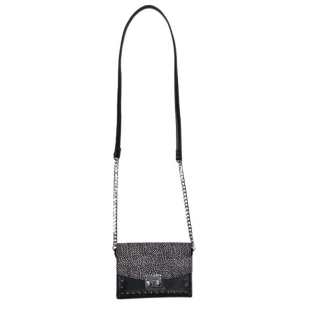 Express Black and Silver Crossbody Bag